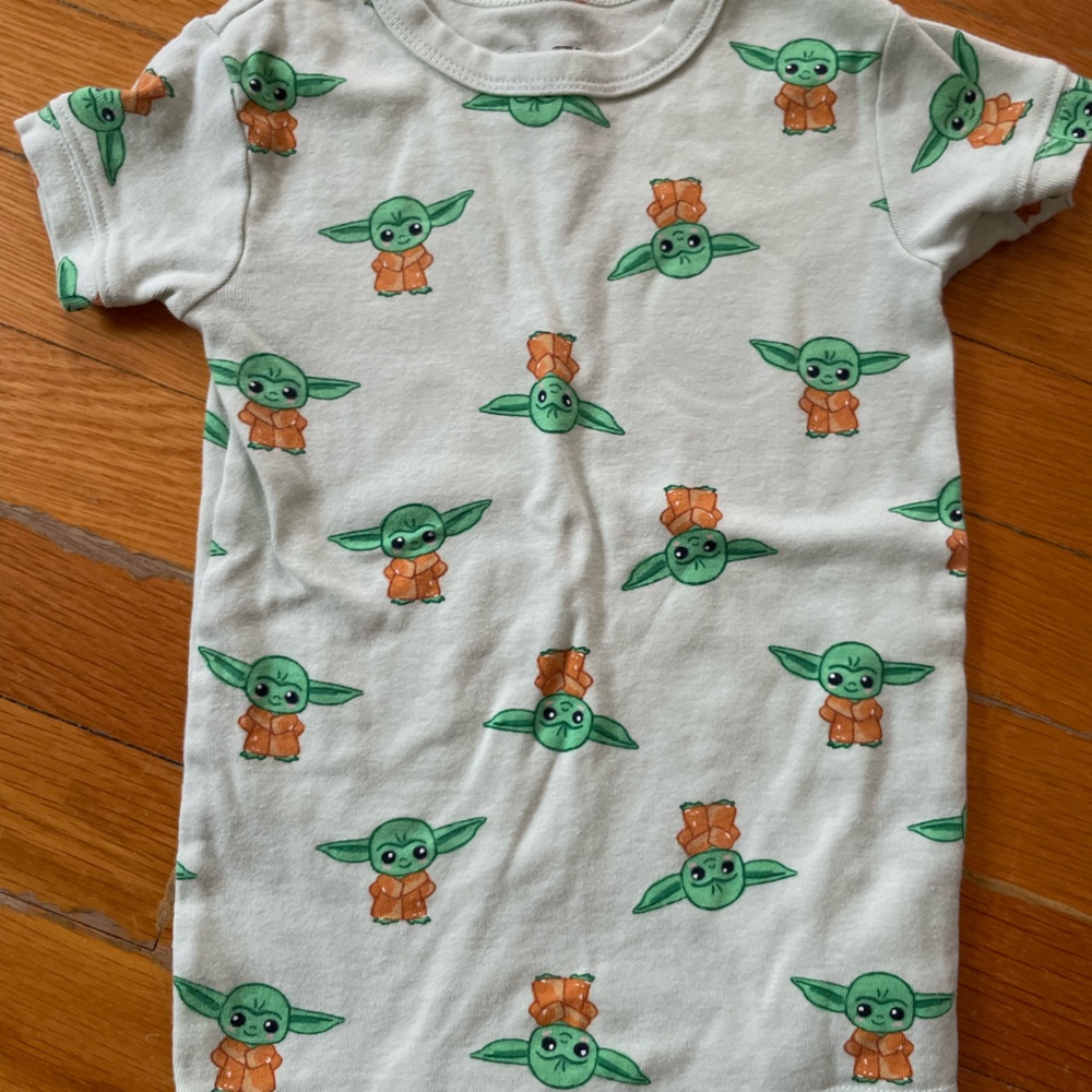 GAP Kids Green and Orange Character Tee